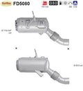 Ruß - Partikelfilter für BMW 3er/5er/6er/X3/X5/X6, 3.0, 210kW, Euro 4 - KatDoc