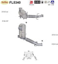 Ruß - Partikelfilter BMW 2er, 216d/X1/X2,MINI Countryman/Clubman,1.5,85kW,Euro 6 - KatDoc