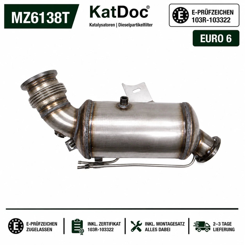 DPF Partikelfilter Mercedes C-Klasse W205 S205 A205 2.1 CDI Euro 6 - KatDoc
