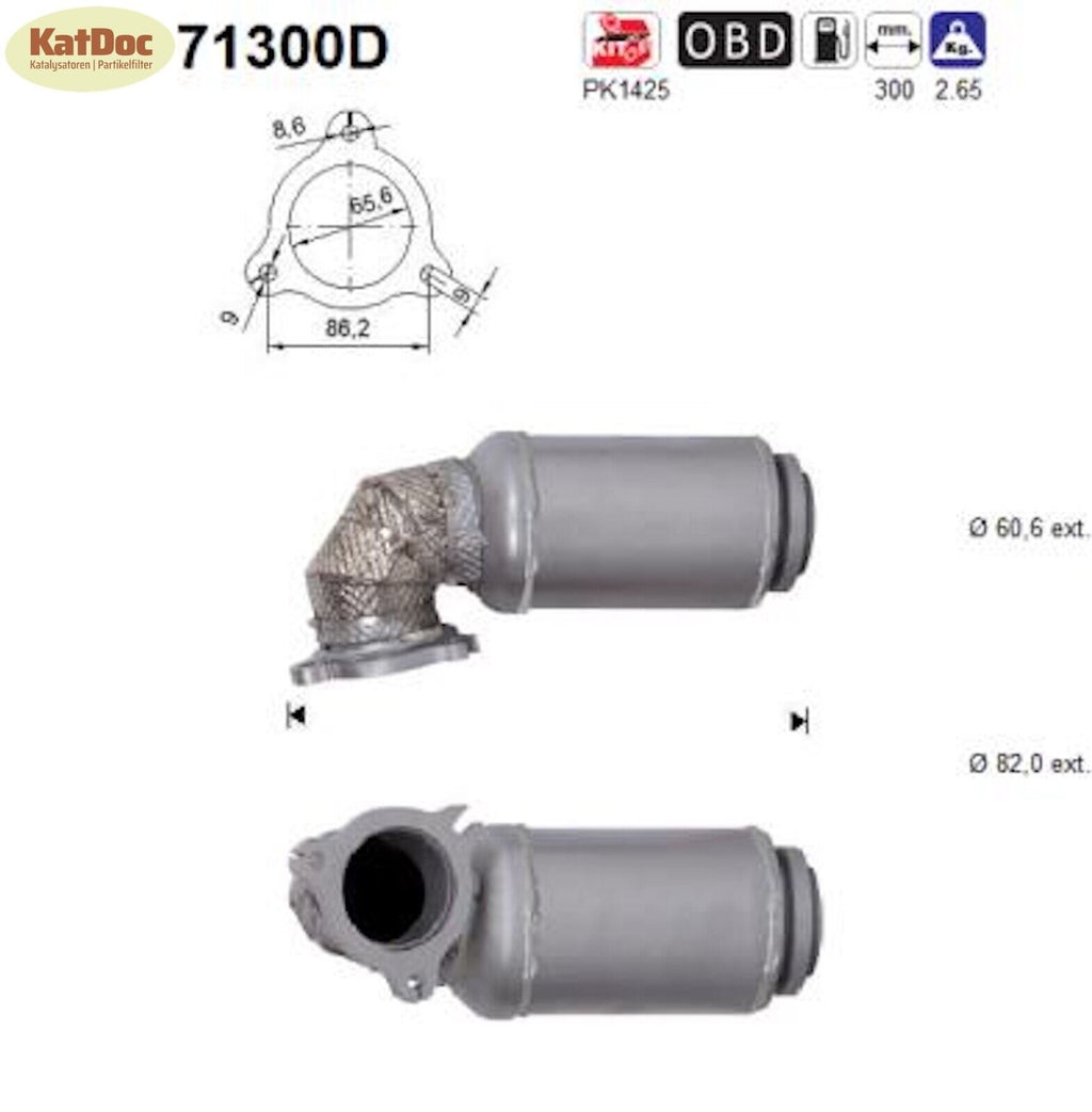 Katalysator für Mercedes C - Klasse/CLS/E - Klasse/GLK, 3.0, Diesel, Euro 5 - KatDoc