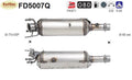 Ruß - Partikelfilter für Peugeot 307, 2.0 HDi, 79kW, Silizium, Euro 4 - KatDoc