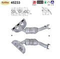 Katalysator BMW 5er/7er/X5, 2.2/2.5/3.0, 125/141/170kW, Euro 3 - KatDoc