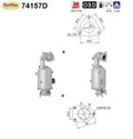 Katalysator Nissan Murano 2.5 dCi 4x4, 140kW, Euro 5 - KatDoc