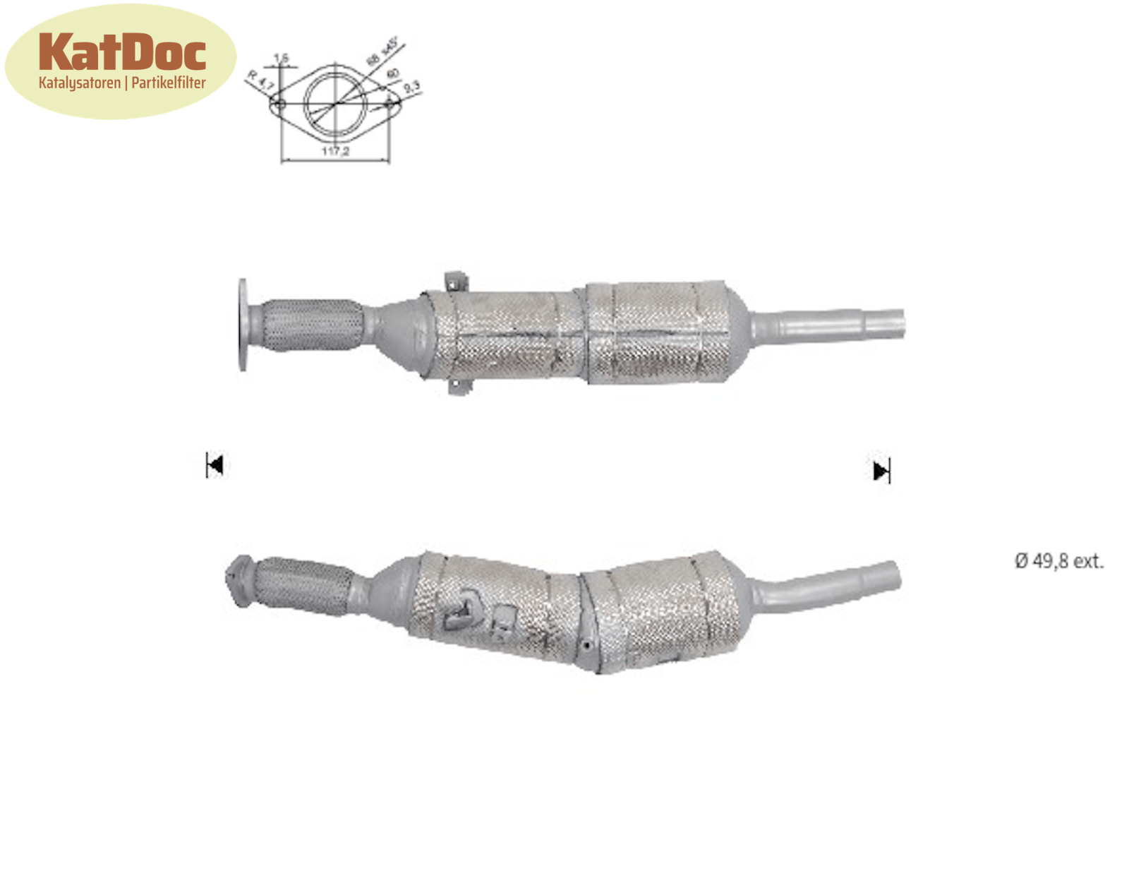 Ruß - Partikelfilter Renault Grand Scenic III/Megane III/Scenic, 2.0 dCi, Euro 5 - KatDoc