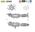Katalysator für Ford Fiesta ST, 1.6, 134/147kW, Euro 6 - KatDoc