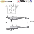 Ruß - Partikelfilter für Nissan NV400, Opel Movano, Renault Master, 2.3, Euro 5 - KatDoc