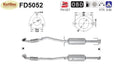 Ruß - Partikelfilter für Opel Astra J / GTC, 1.7 CDTI, Euro 5 - KatDoc