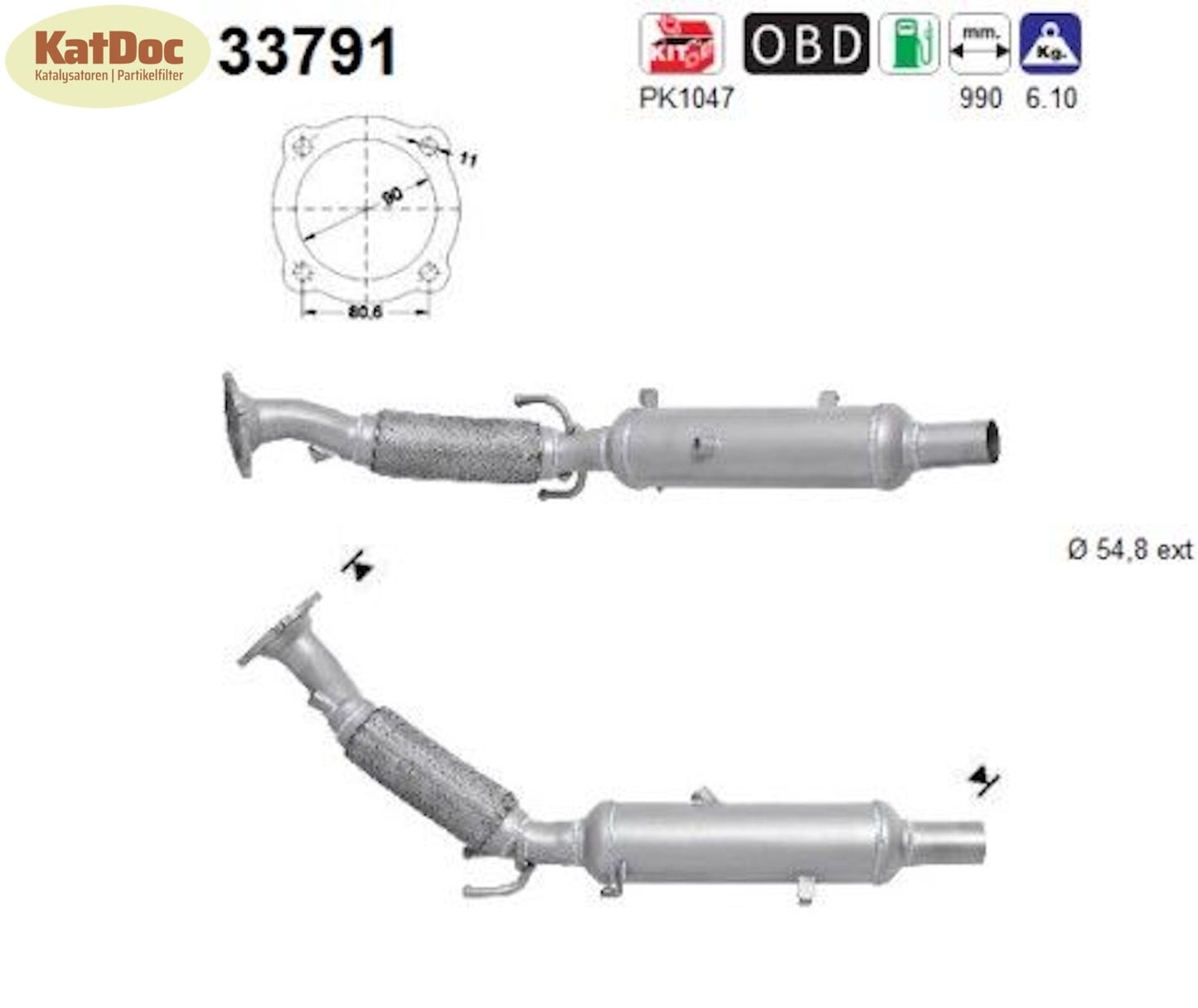 Katalysator für Seat Ibiza Cupra R/FR, VW Polo GTI, 1.8, 110/132kW, Euro 4 - KatDoc