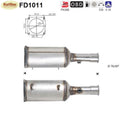 Ruß - Partikelfilter für Citroen C8,Fiat Ulysse,Lancia Phedra,Peugeot 807,Euro 4 - KatDoc
