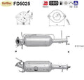 Ruß - Partikelfilter für Mazda 3, 2.0 MZR - CD, 105kW, Euro 4 - KatDoc