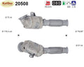 Katalysator Ford Fiesta VII/Puma, 1.5, ST EcoBoost, 147kW, Euro 6 - KatDoc