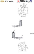 Ruß - Partikelfilter Mazda3/6/CX - 5/Van SKYACTIV - D,2.2D,110/129kW,Silizium,Euro 6 - KatDoc