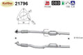 Katalysator für Opel Corsa D, 1.6 Turbo, 110/141kW, Euro 4 - KatDoc