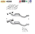 Katalysator BMW 5/6er E60/E61/E64, 523/525/530/630, 830mm, Euro 4 - KatDoc