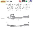 Katalysator für Nissan Murano, 3.5, 4x4, 172kW, Euro 4 - KatDoc