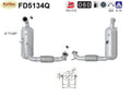 Ruß - Partikelfilter für Ford Fiesta, Mazda 2, 1.6, 55/66kW, Silizium, Euro 4 - KatDoc