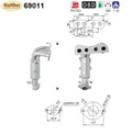 Katalysator für Lexus NX 300h, AWD, Toyota RAV4 2.5 Hybrid, Euro 6 - KatDoc