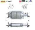 Katalysator Honda Accord VI, 1.8 i, 100kW, Euro 3 - KatDoc
