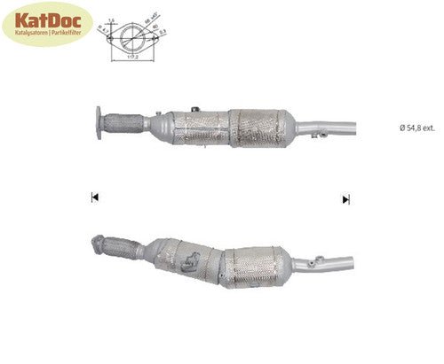 Ruß - Partikelfilter Renault Espace/Grand Scenic/Megane/Talisman,Silizium,Euro 6 - KatDoc