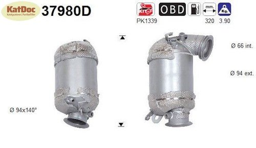 Katalysator für VW California/Multivan/Transporter T6, 2.0 TDI, Euro 6 - KatDoc