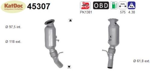 Katalysator für BMW X1/X3/X4, 1,6/2.0, 105/125/135/180kW, Euro 6 - KatDoc