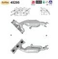 Katalysator für BMW 3er, 3.0, 155/160/200kW, 590mm, Euro 5 - KatDoc