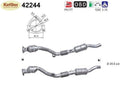 Katalysator Audi A6,Skoda Superb,VW Passat B5,2.4/2.8, 140/142kW,rechts,Euro 4 - KatDoc