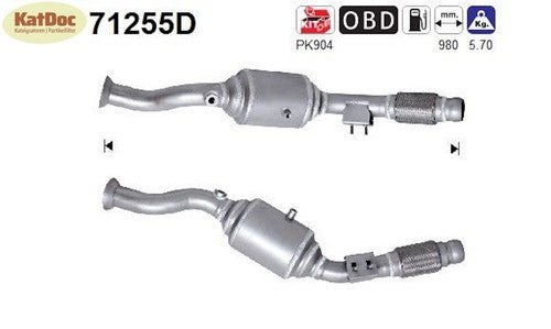 Katalysator für Mercedes Sprinter CDI, 2.1, 65/80/110kW, Euro 4 - KatDoc
