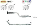 Katalysator für Mercedes 190 (W201), E 2.0/2.3, 87/90/97/100kW, Euro 1&2 - KatDoc
