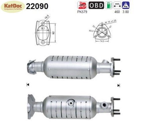 Katalysator Honda HR - V, 1.6 16V, 77/91kW, Euro 3 - KatDoc