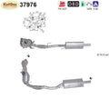 Katalysator Audi A1,Seat Ibiza, Skoda Fabia,VW Polo,110/132/136, 1.4, Euro 5 - KatDoc