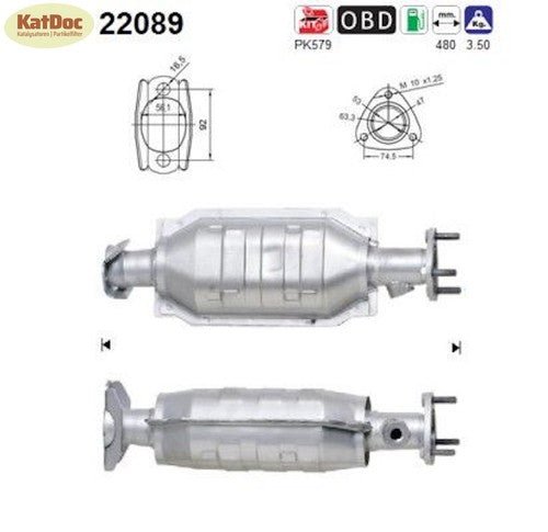 Katalysator Honda CR - V I, 2.0 16V, 4WD, 108kW, Euro 3 - KatDoc