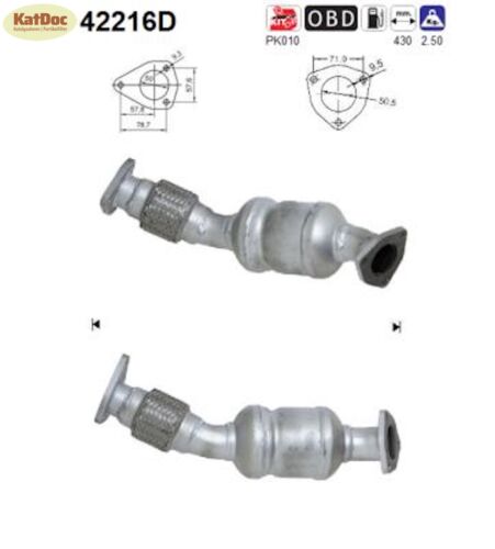Katalysator Audi A4 B6/A6 C5, 1.9 TDI, quattro, 74/96kW, Diesel, Euro 3 - KatDoc