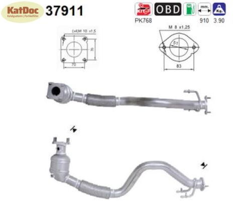 Katalysator für Audi A3, Skoda Octavia, VW Golf 5/Jetta/Touran, Euro 4 - KatDoc