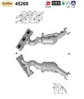 Katalysator BMW 5/6er E60/E61/E64, 523/525/530/630, 630mm, Euro 4 - KatDoc