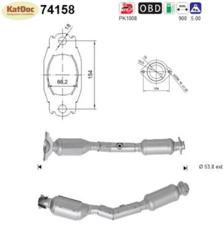Katalysator für Nissan Qashqai/Qashqai+2, 1.6, LPG, 84/86kW, Euro 4&5 - KatDoc